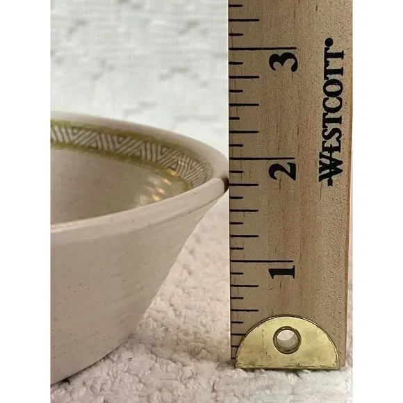 Franciscan Hacienda Green Oval Divided Vegetable Serving Bowl Dish - Picture 2 of 7